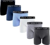 Heren boxershorts - SQOTTON® - 6 stuks - Basic/Classic - Maat L