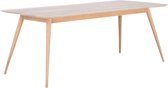 Gazzda Stafa table houten eettafel whitewash - 180 x 90 cm