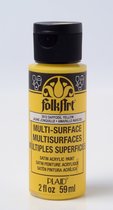 Multi-surface Acrylverf - 2912 Daffodil Yellow - Folkart - 59 ml