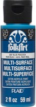 Multi-surface Acrylverf - 2387 Blue Peacock - Folkart - 59 ml