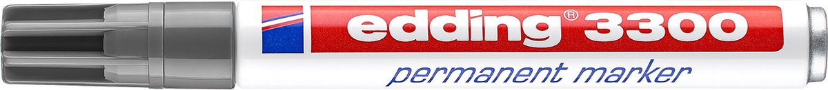 Edding 3300 Permanent Marker 1-5mm Grijs