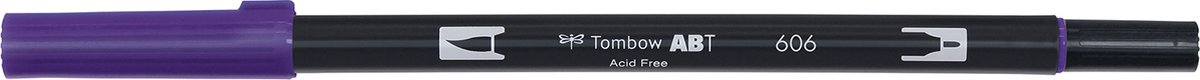 Tombow Brush pen - ABT 606 - Dual Brushpen - Violet - Paars — afbeelding 6