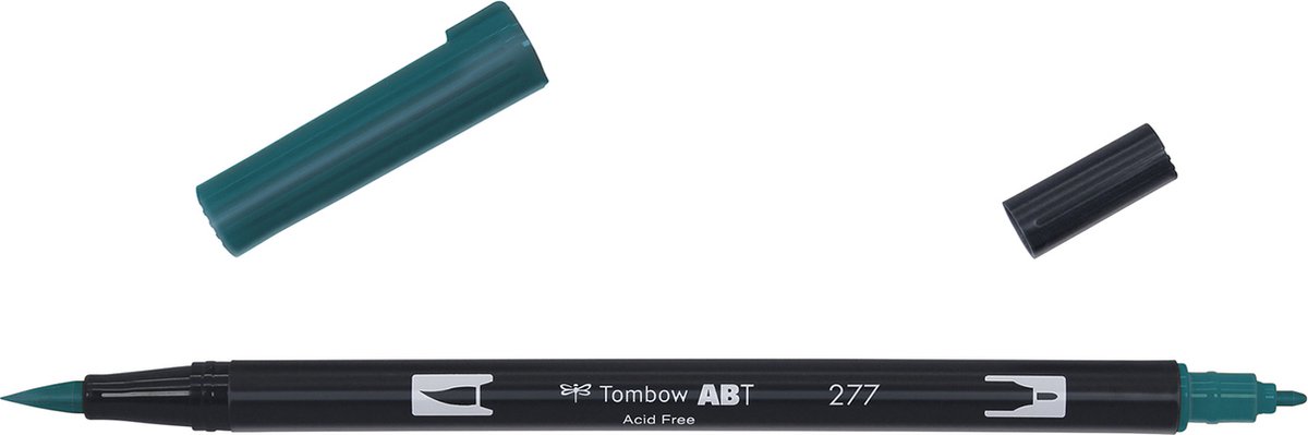 Tombow Brush pen - ABT 277 - Dual Brushpen - Dark Green - Groen — afbeelding 2