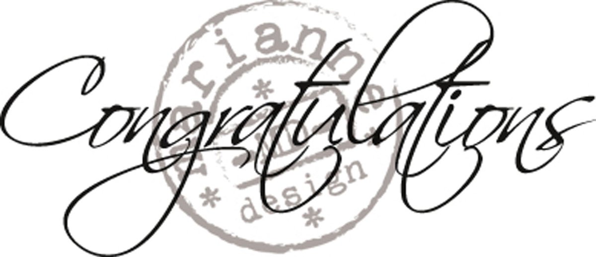 Marianne Design Stempel Congratulations (EN) CS0918