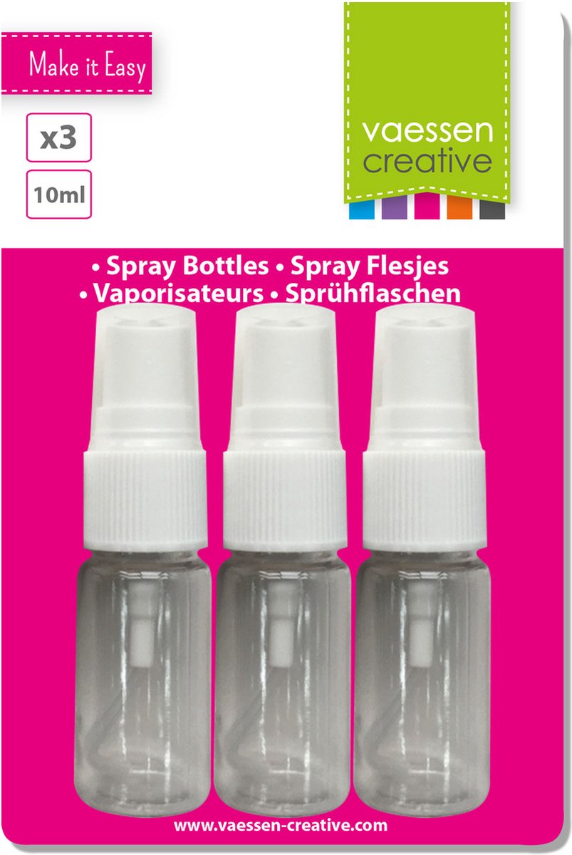 Flacons vaporisateurs 10 ml, x3