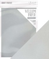 Tonic Studios Vellum Paper Pearled silver