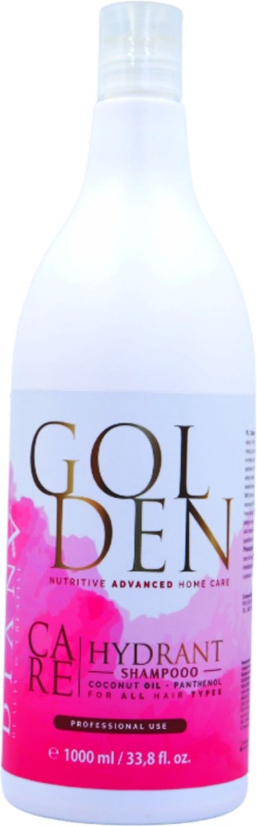 Golden Protein shampoo 1000g voor thuiszorg na de behandeling proteine haar stijlen - zonder parabenen, sulfaten en siliconen voor Optimale Hydratatie en Anti-Frizz