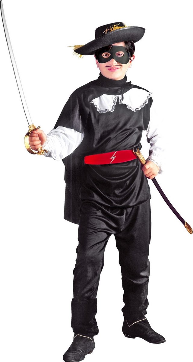 Costume de Zorro | Costume de cavalier Zorro pour garçon | Taille 140 |  Costume de... | bol.com
