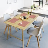 Mistral Home - Set de table - Lot de 4 - 35x45 cm - Katoen polyester - Terre cuite