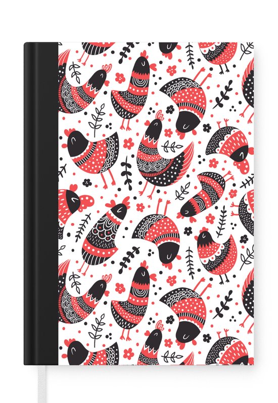 Carnet - Carnet d'écriture - Vogel - Kip - Patron - Carnet - Format A5 - Bloc-notes