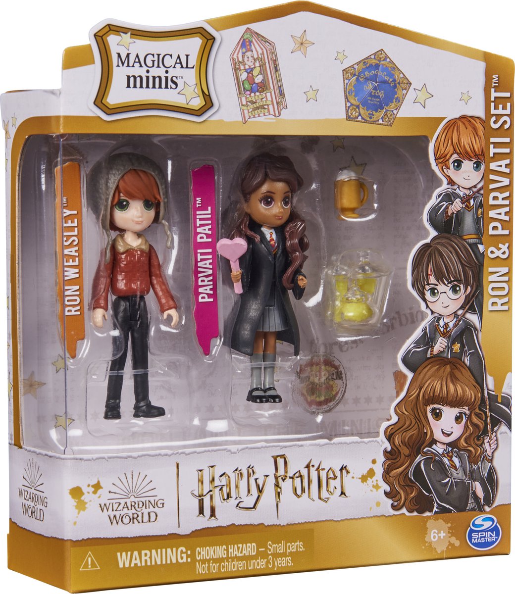 Wizarding World, Magical Minis, Château de Hogwarts avec 12 accessoires,  effets lumineux et sonores et poupée Hermione exclusive, jouets pour les  enfants à partir de 5 ans 