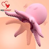 Octopus Design Tepelvibrator / Tepelzuiger Pro | Nipple sucker | Clit vibrator | 10 vibratiestanden | 2 in 1