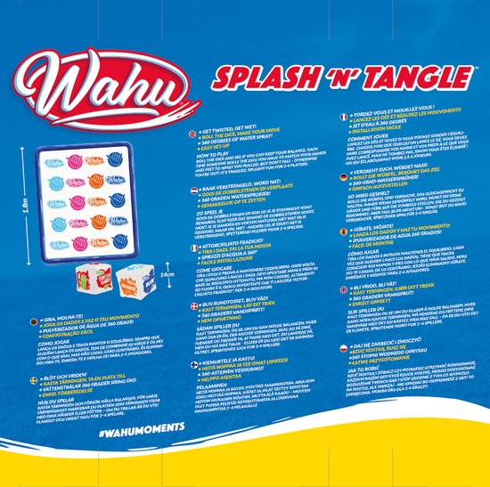 Wahu Splash & Tangle - Speelgoedwatersproeier - Kan jij het langste je balans behouden? - Goliath