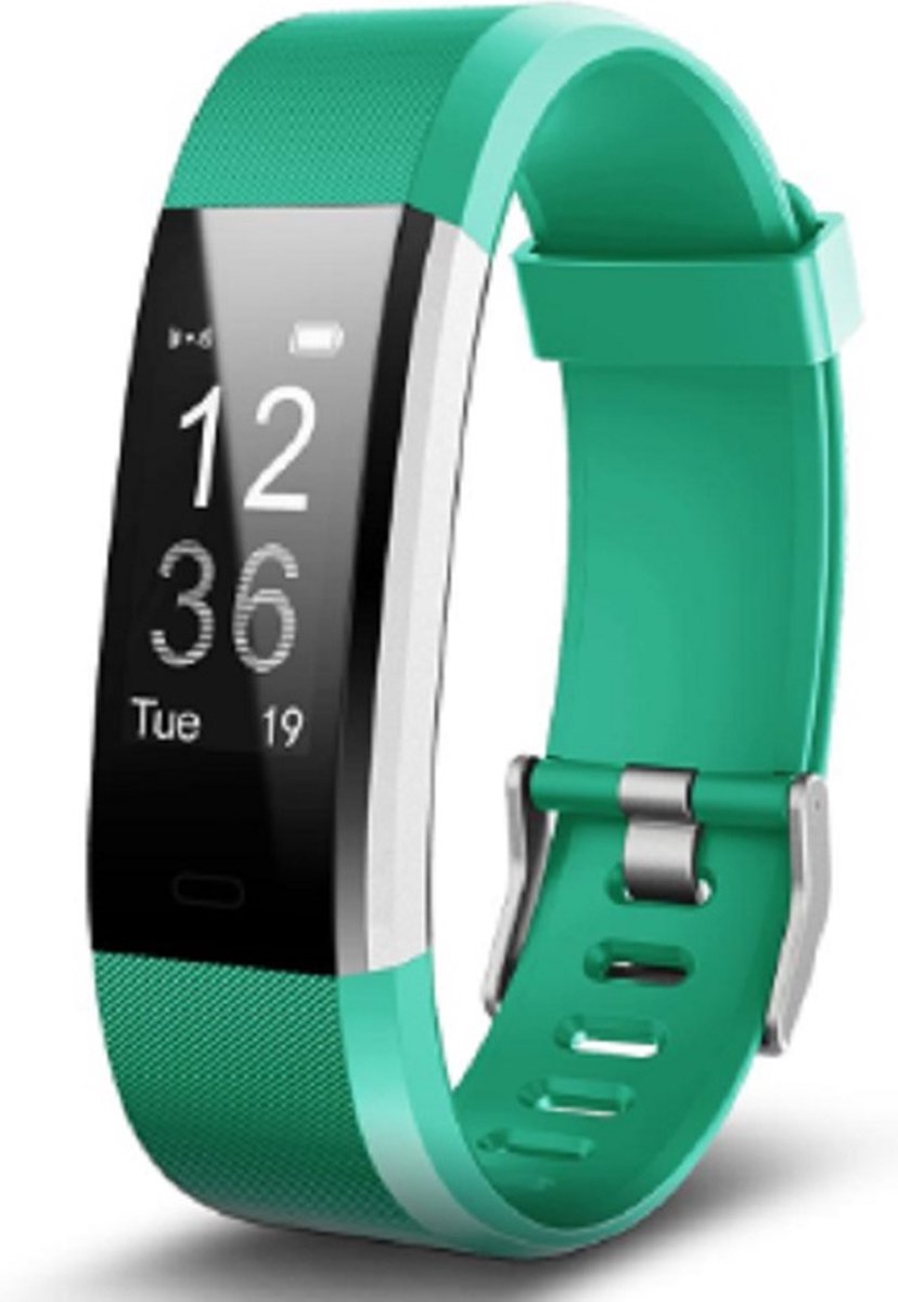 Bol.com West Watches Smartwatch Kids Model Wave II Activity Tracker - Tieners/Kinderen - Groen aanbieding