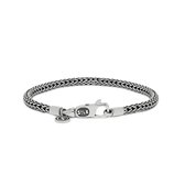 SILK Jewellery - Zilveren Armband - Roots - 654.18 - Maat 18,0