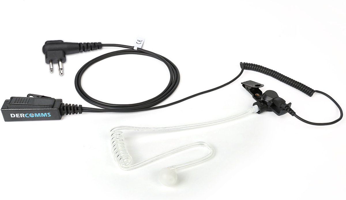 DerComms® Security surveillance headset voor Motorola CLR446, XT420, XT460, XT660D portofoons