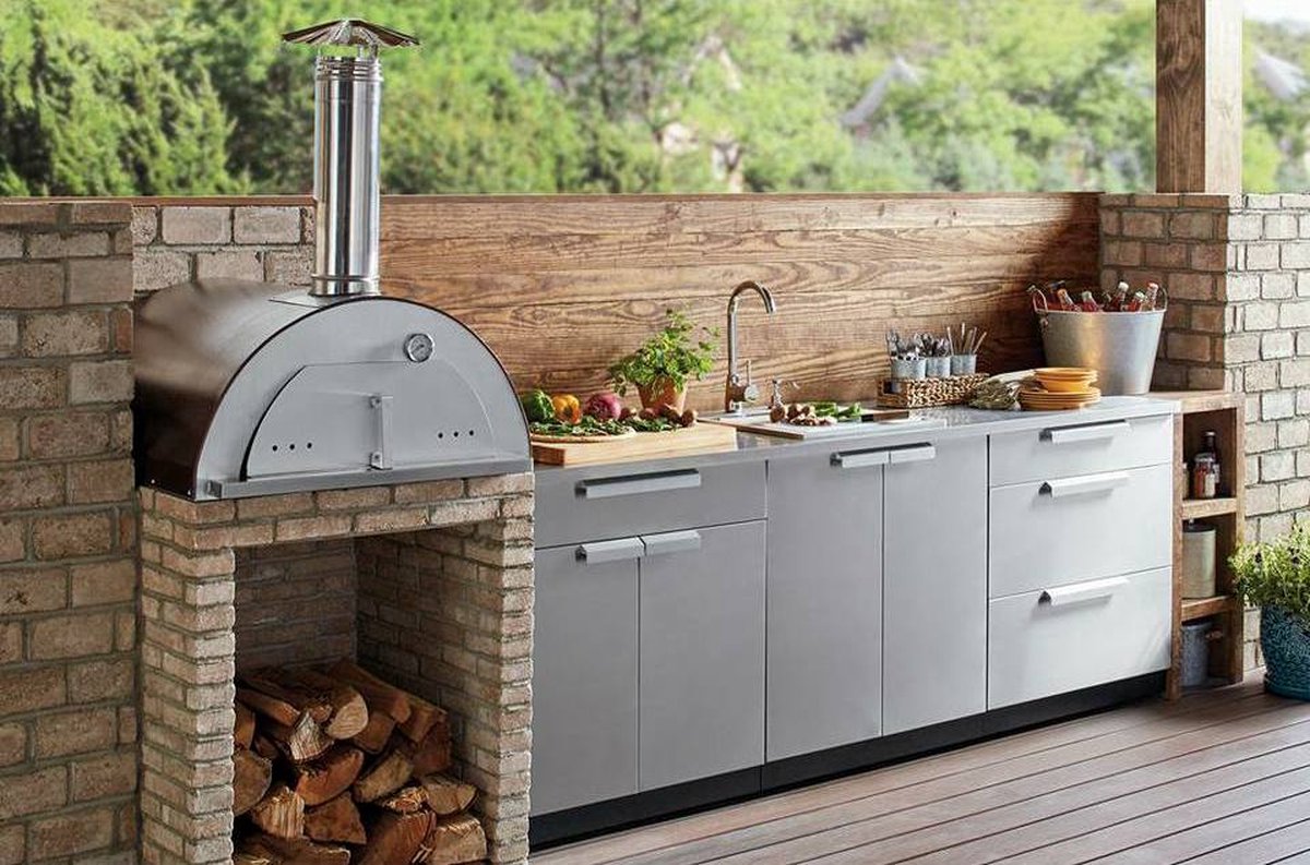 Professionele Pizzaoven Hout “Pizzaiolo” Pizzaovens Pizza Oven 2 pizza