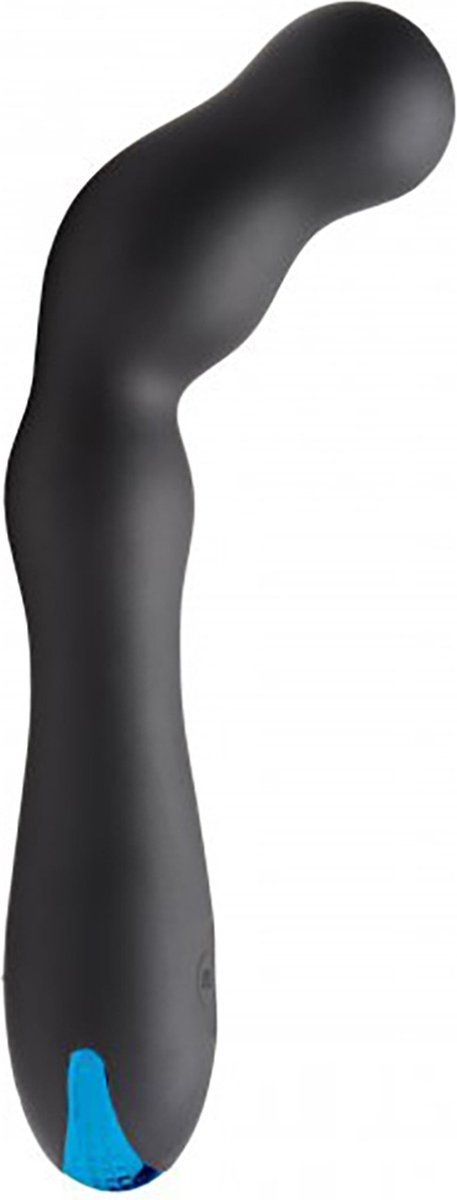 Trinity Vibes - Gebogen Anaal Vibrator - Zwart