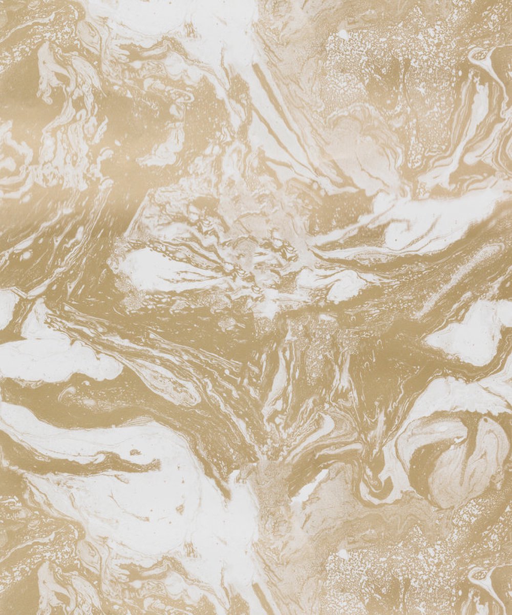 Ferm Living Wallpaper 188 Marbling Gold
