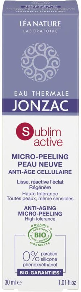 Jonzac Sublimactive Micro peeling anti age cellulair 30 ml