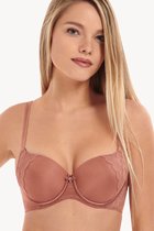 Bruin-rode softcup bh Lisca Evelyn B - E - Bruin - Maat - 70B