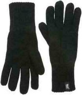 Heatholders, Superwarme Gevoerde Heren Handschoenen, Black, Maat L/XL