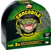 Pattex Crocodile Duct tape - 20 mt - Zwart - Waterdicht - Premium Grip - ducttape - ducktape - duck tape