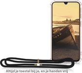 Arara Silicone Case Huawei Y6 2019 Transparent Case with Black Lanyard / Back Cover / Case / Huawei
