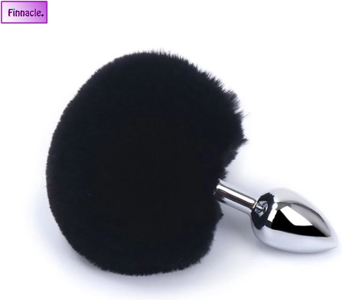 Goedkoopste Finnacle - Buttplug - Sex Speeltjes - Bunny tail Butt Plug - Konijnen staartje - Fluffy - Zwart