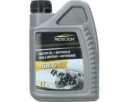 Protecton Motorolie 15W40 A3/B4 - 1L - Minerale Olie - Optimale Motorbescherming - Voor Benzine & Diesel
