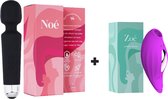 Essential Pleasure Noé + Zoé - Luchtdruk Stimulatie - Vibrators voor Vrouwen - Sex Toys - Voordeel Combinatie