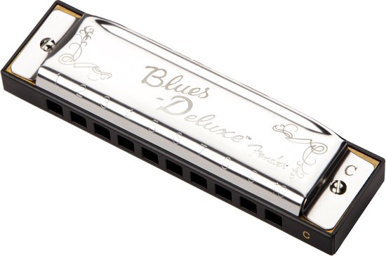 Waar solidariteit hengel Fender blauws Deluxe Harmonica Key of C - Diatonische harmonica | bol.com