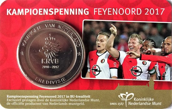 Afbeelding van het spel Kampioenspenning Feyenoord 2017 in Coincard