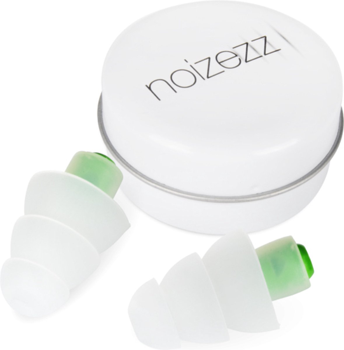 Goedkoopste Noizezz - Green Medium - One size fits all gehoorbescherming met demping tot 24 dB - Groen - paar