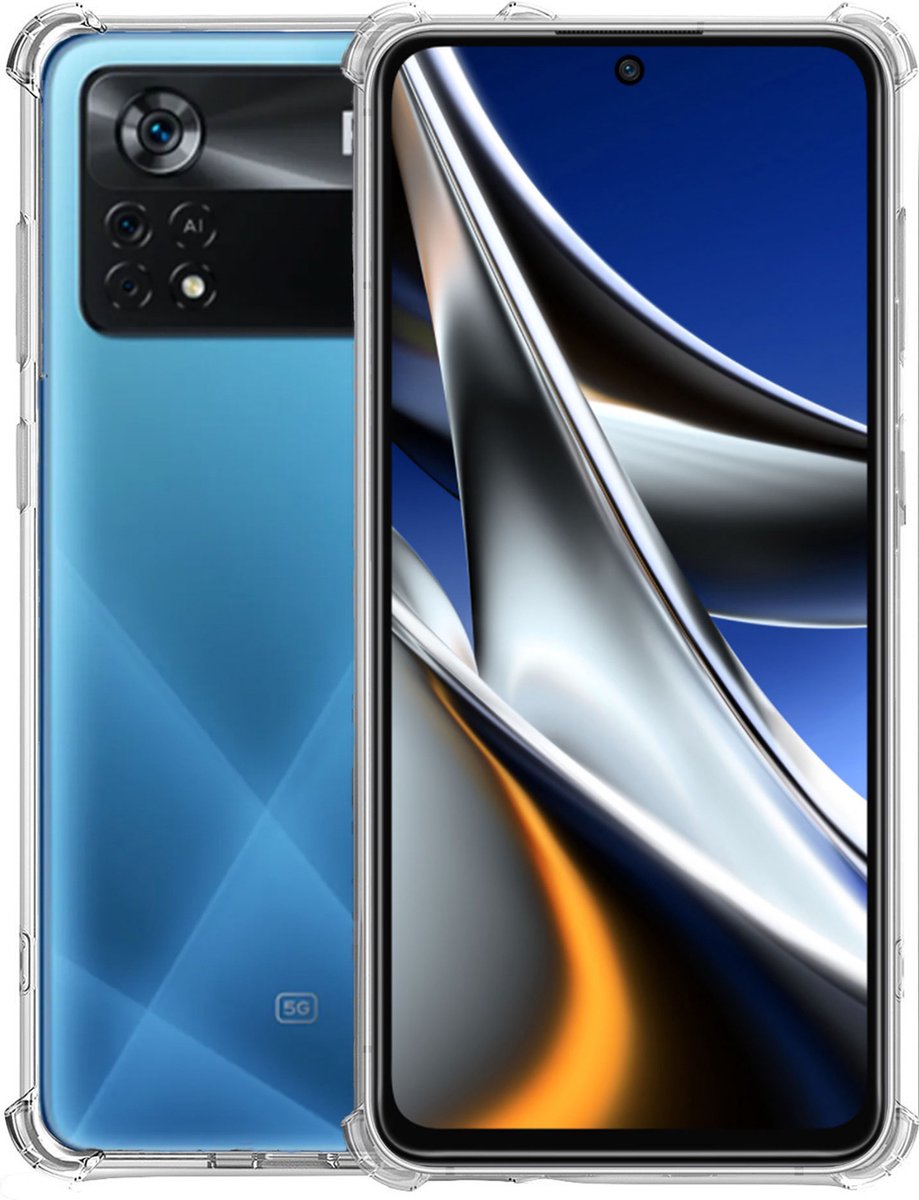Geschikt voor Xiaomi Poco X4 Pro 5G Hoesje – Shock Proof Case – Cover Transparant