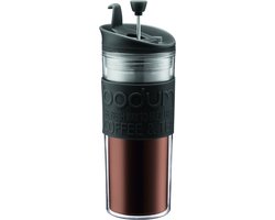 Bodum Cafetiere Travel Press Zwart 450 ml