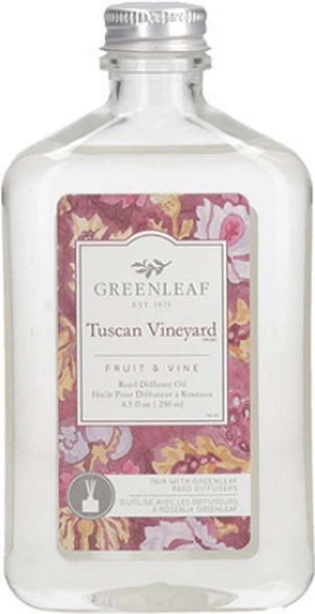 Greenleaf Diffuser Refil Oil Tuscan Vineyard