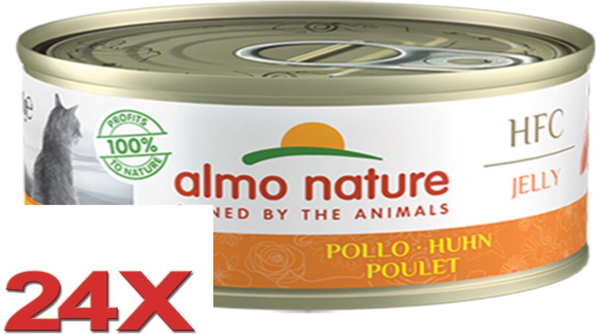 Almo Nature Almo Nature HFC - Kattenvoer - Jelly Kip - 24x70gr