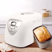 MAX BQSCH broodbakmachine - wit - broodmachine - Ideaal voor speciale diëten en allergieën -12 Programma's - Groot / Klein Brood - Volledige Bak Set - wit