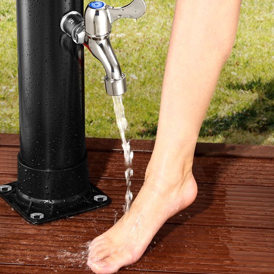 Zonnedouche Boog 20 liter Douchekop 360° Draaibaar Solar Buitendouche