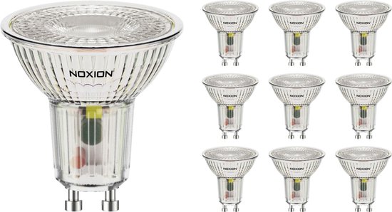 Voordeelpak 10x Noxion LED Spot GU10 PAR16 5.5W 560lm 36D - 830 Warm Wit | Vervangt 80W.