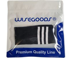 WiseGoods - Hoge Sokken Vrouwen - Kousen - Overknee Sokken - Thigh Highs Socks - Knee Socks - Maid Outfit - 65 cm. - Zwart / WIt