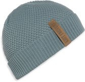 Knit Factory Jazz Gebreide Muts Heren & Dames - Beanie hat - Stone Green - Warme groene Wintermuts - Unisex - One Size