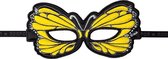 Vlinder oogmasker geel