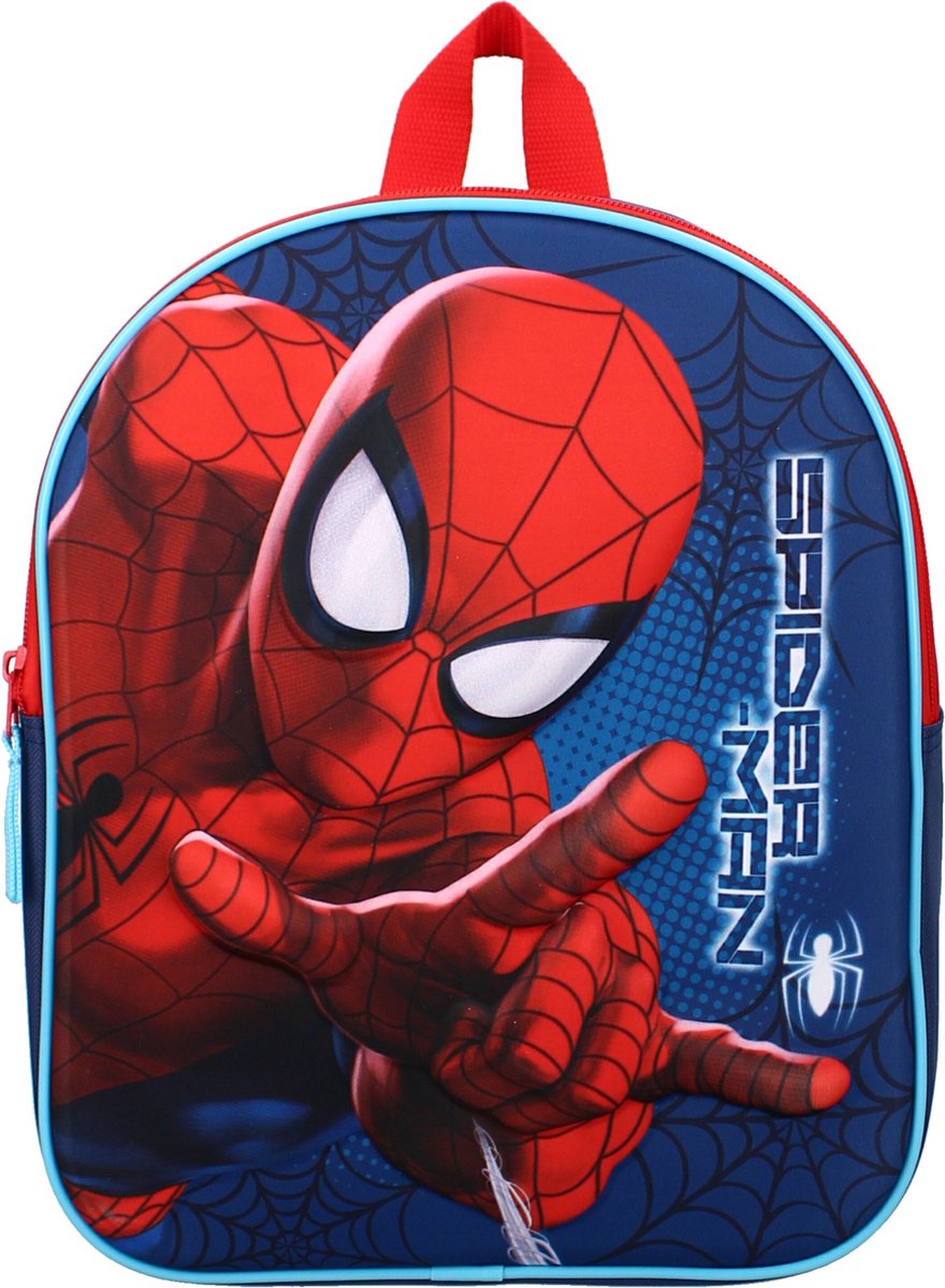 Spider-Man Friends Around Town - Rugzak 3D - Blauw - Polyester - 9.2 L - Rugzak Kind