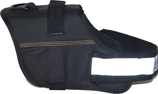 51 DEGREES NORTH Wanderful Hondentuig / Hondenharnas – Polyester – Waterbestendig – Black – Maat 6 – Borstomvang: 82 – 115 cm (GRAAG ALVORENS…