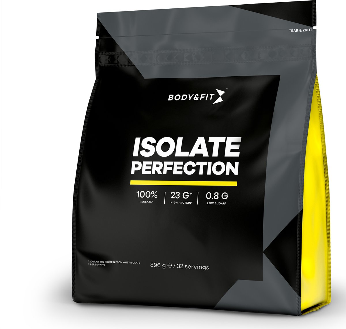 Goedkoopste Body & Fit Isolaat Perfection - Whey Protein - Eiwitpoeder - Proteine Poeder - Whey Isolate - Eiwitshakes - 896 gram (32 shakes) - Strawberry Sensation