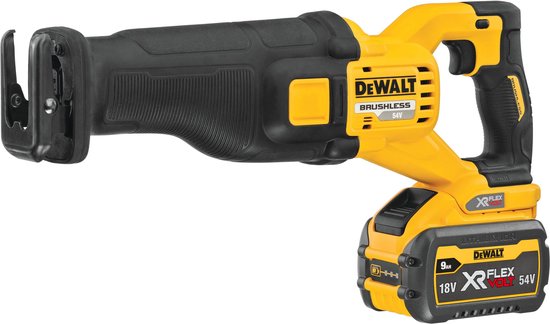 DeWALT DCS389X2 Accu Reciprozaag 54V XR Flexvolt 9,0Ah in TSTAK