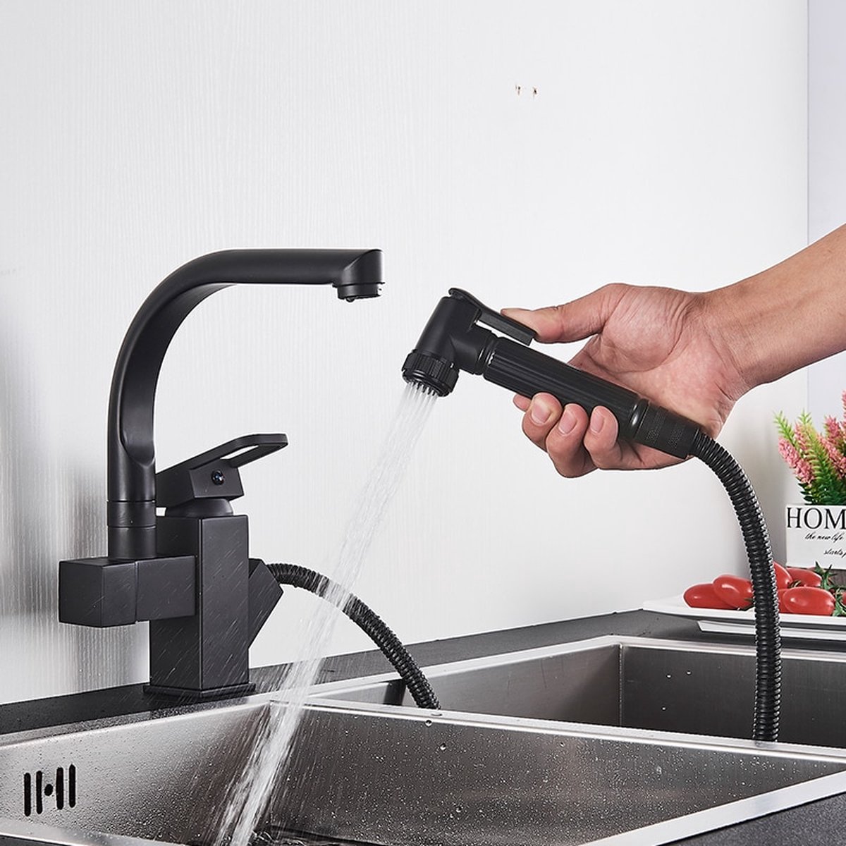 Design Sanitair Winkel | Zwarte douche kranen | - Design Sanitair Winkel