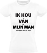 J'ADORE quand MON MARI m'achète un cheval T-shirt femme | drôle | Humour | La Saint-Valentin | partie de bachelorette | mariage | amour | relation | cadeau | présent  | chemise